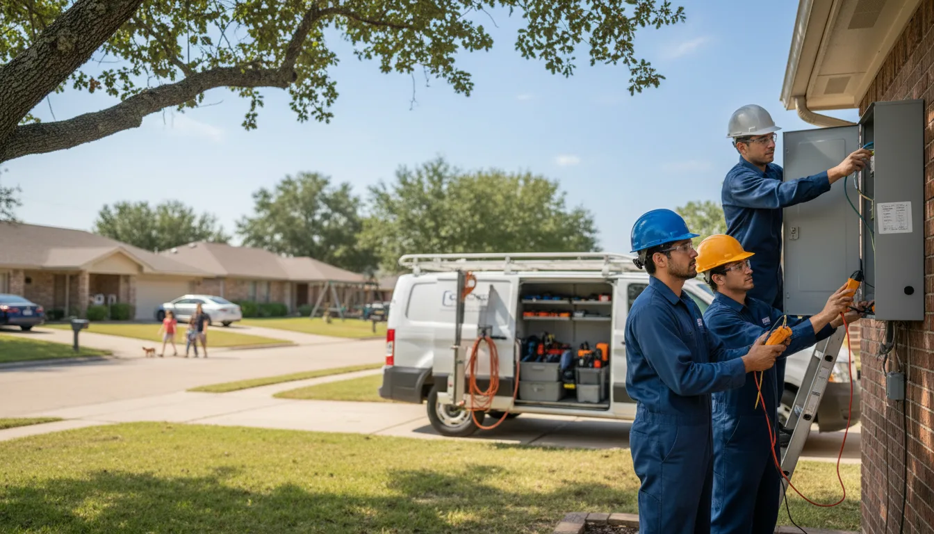 Certified electrician providing emergency electrical services in Olean, NY